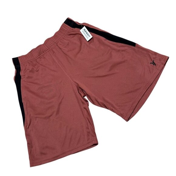 Old Navy Go Dry‎ Men Size XS Brown Black Drawstring Pocket Basketball Shorts NWT - Picture 2 of 6